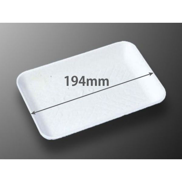 中央化学 発泡トレー C-79 新 白 (L) 149963 1袋(100個)（直送品）