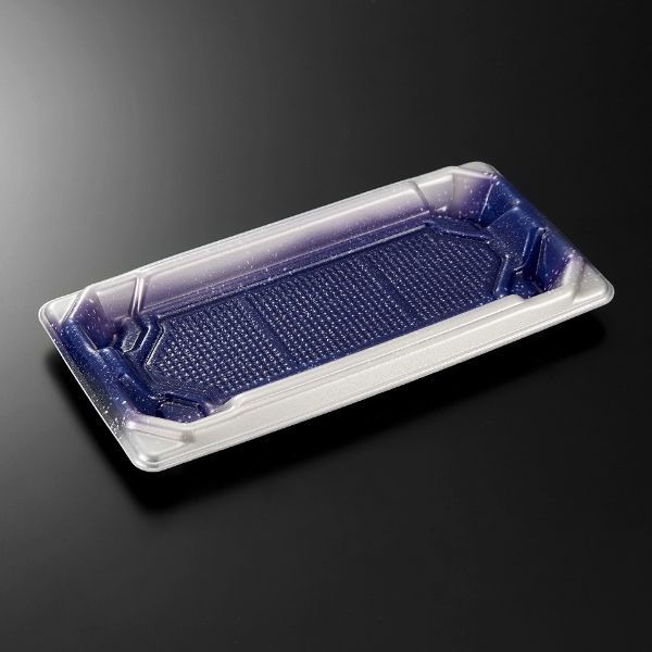 中央化学 刺身容器 四方盛 24-11 雪風B 身 004994 1袋(50個)（直送品）