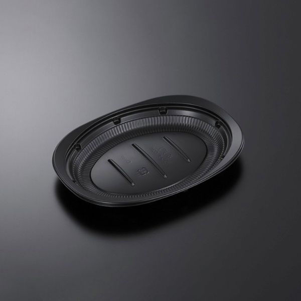 中央化学 惣菜容器 CT 街デリ ランチ D26 BK 身 917039 1袋(50個)（直送品）