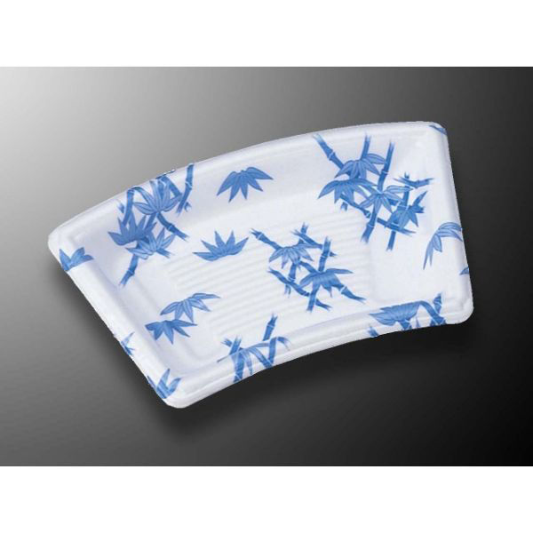 中央化学 鮮魚トレー 竹扇 101 笹内 36129 1袋(50個)（直送品）