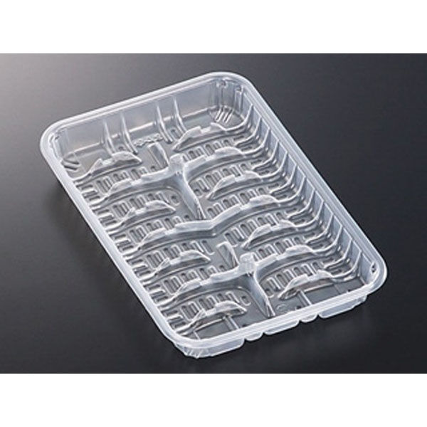 中央化学 透明トレー PP 餃子 16 改 166835 1ケース(800個(50個×16))（直送品）