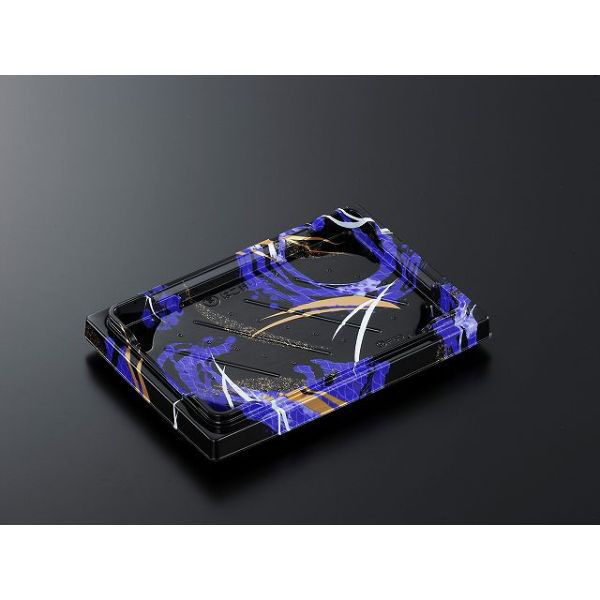 中央化学 寿司容器 HS はこ折り8-2 しおさいB-BK 339465 1ケース(600個(50個×12))（直送品）