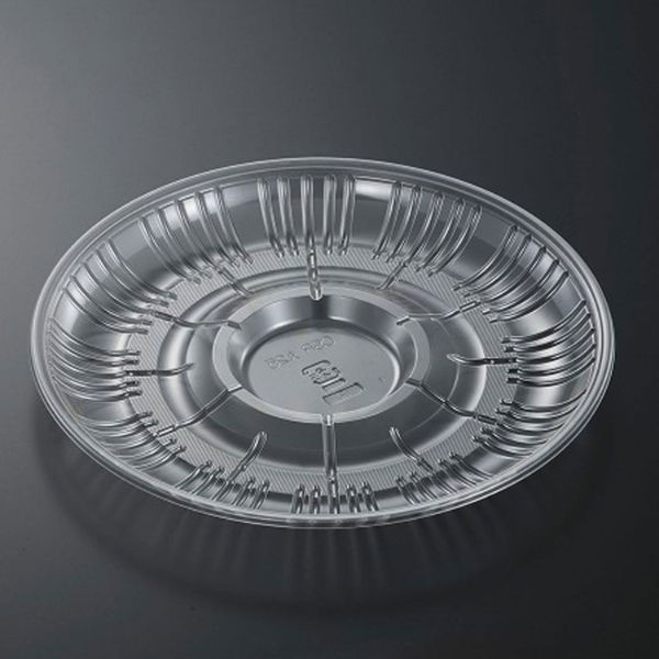 中央化学 透明トレー C-APG CSR 丸25 276543 1ケース(300個(50個×6))（直送品）