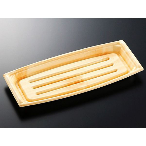 中央化学 鮮魚トレー CB 350-155 ひのき内 (L) 181818 1ケース(600個(50個×12))（直送品）