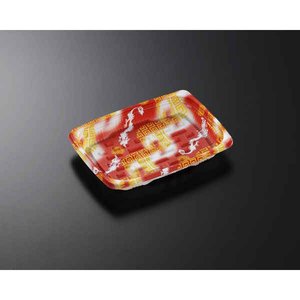 中央化学 軽食容器 CT デリトップ 18-13 炎竜R 身 231647 1袋(50個)（直送品）