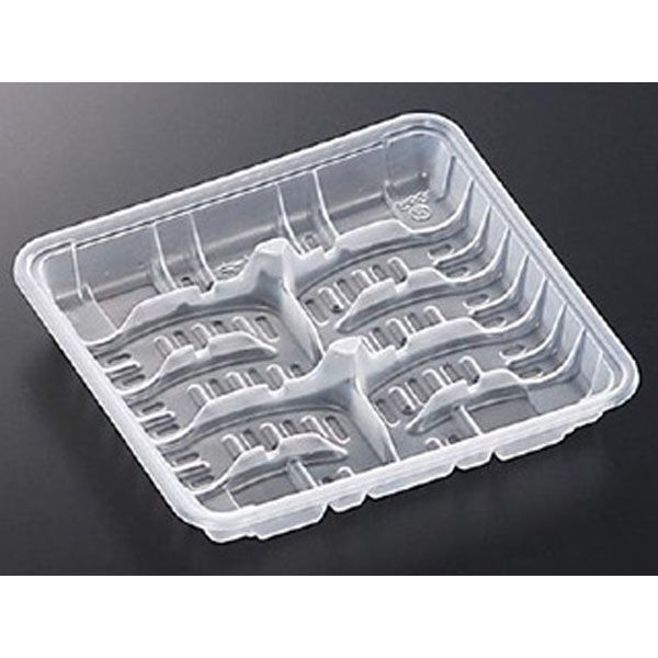 中央化学 透明トレー PP 餃子10-1A 9340 1袋(50個)（直送品）