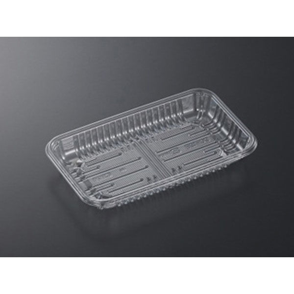 中央化学 透明トレー CSR・N20-12E O 191825 1ケース(1800個(100個×18))（直送品）