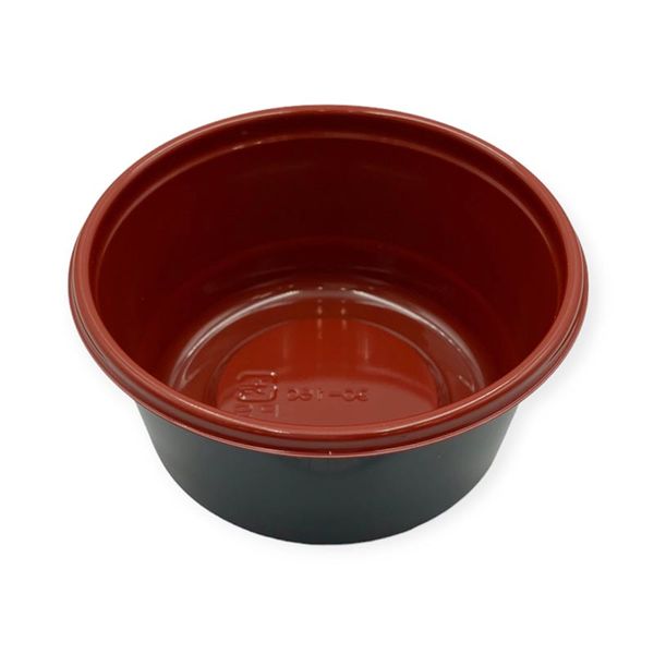 中央化学 スープ容器 HS カップ 90-160 R-BK 身 85811 1袋(50個)（直送品）