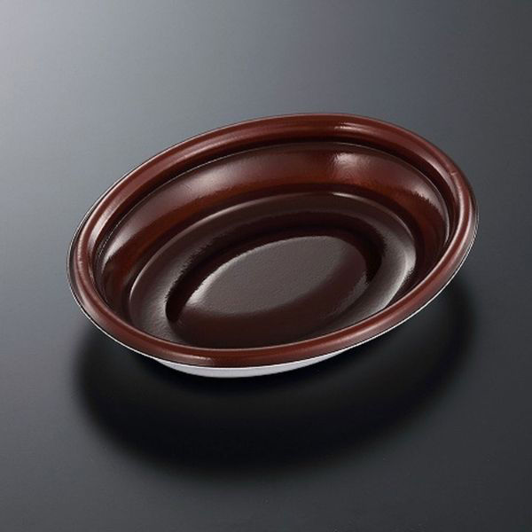 中央化学 惣菜容器 TP ボレノ M20-16 赤茶 身 17525 1袋(50個)（直送品）