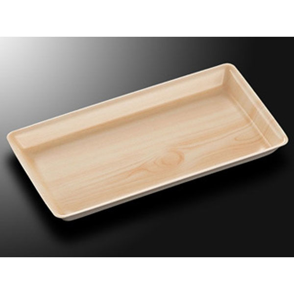 中央化学 発泡トレー C・FS-L4E(LL)ひのき 195776 1袋(50個)（直送品）