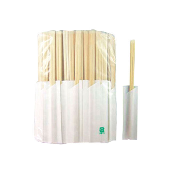マスキ 割箸 袋入箸 竹天削24cm白無地ハカマ 1999540 1袋(100個)（直送品）