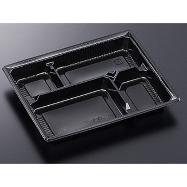 中央化学 弁当容器 HS 古今 L-4 BK 身 175588 1袋(50個)（直送品）