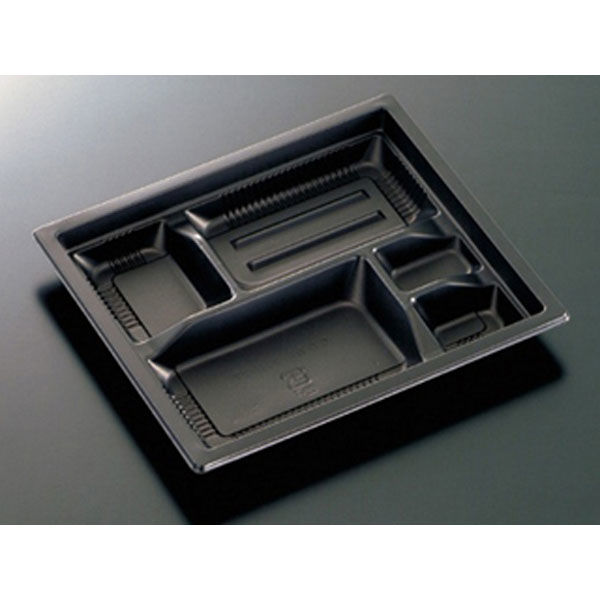 中央化学 弁当容器 CT WF-22B-27 BK 身 84848 1ケース(600個(50個×（直送品）