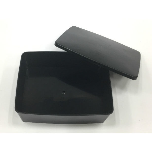 中央化学 インジェクション容器 うな重 黒 共付 10306 1ケース(350個(50個×7))（直送品）