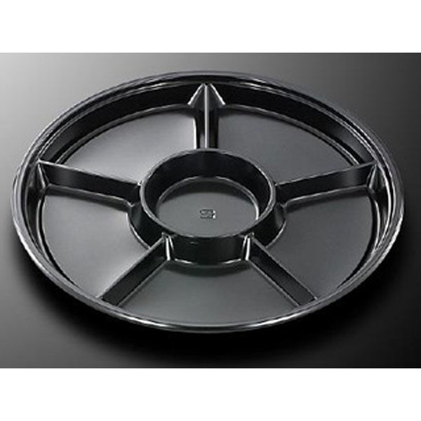 中央化学 オードブル容器 HS PD 丸38-6 BK 身 84327 1ケース(120個(10個×12))（直送品）