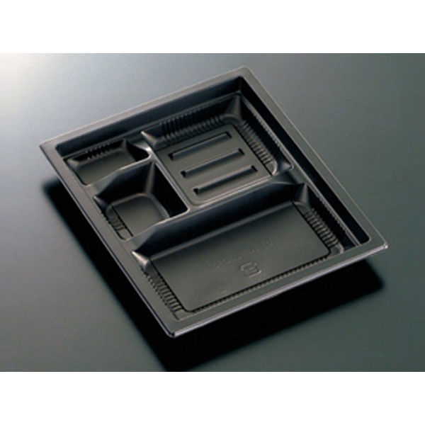 中央化学 弁当容器 CT WF-22D-27 BK 身 84863 1ケース(600個(50個×（直送品）