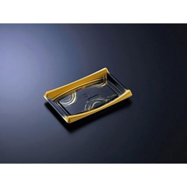 中央化学 刺身容器 CF 船 40 くろがね 身 244491 1ケース(600個(25個×（直送品）