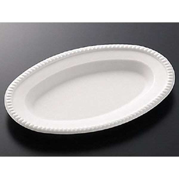 中央化学 オードブル容器 小判皿 小 (L) 10355 1ケース(1500個(100個×15))（直送品）