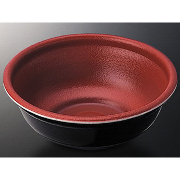 中央化学 どんぶり容器 どんぶり 小 赤-ねごろ 身 111492 1袋(25個)（直送品）