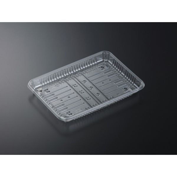 中央化学 透明トレー C-APG CSR 25-18E 273342 1ケース(600個(100個×6))（直送品）