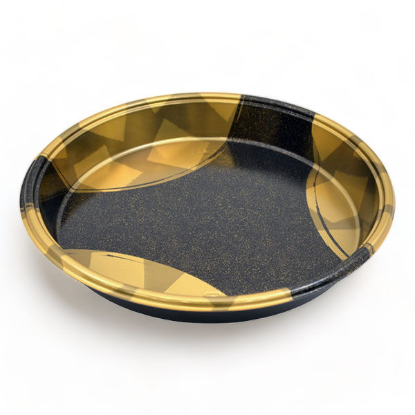 中央化学 寿司桶 DX 丸桶 40 金砂目-BK 身 106765 1ケース(100個(10個×（直送品）