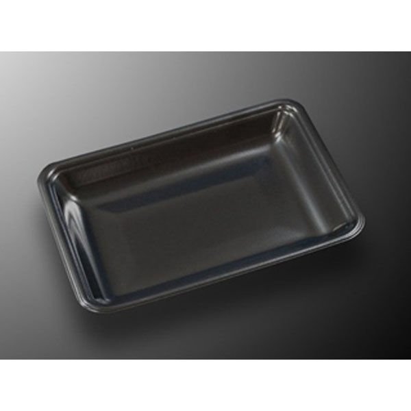 中央化学 発泡トレー CN 20-15E 黒-BK 336131 1ケース(1800個(100個×18))（直送品）