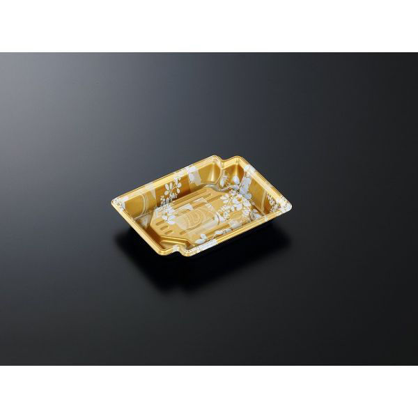 中央化学 刺身容器 CF かく鉢 15-11 みずえ金-BK 身 929380 1ケース(1200個(50個×24))（直送品）