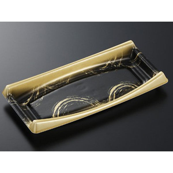 中央化学 刺身容器 CF 船 30 くろがね 身 244442 1ケース(600個(25個×（直送品）