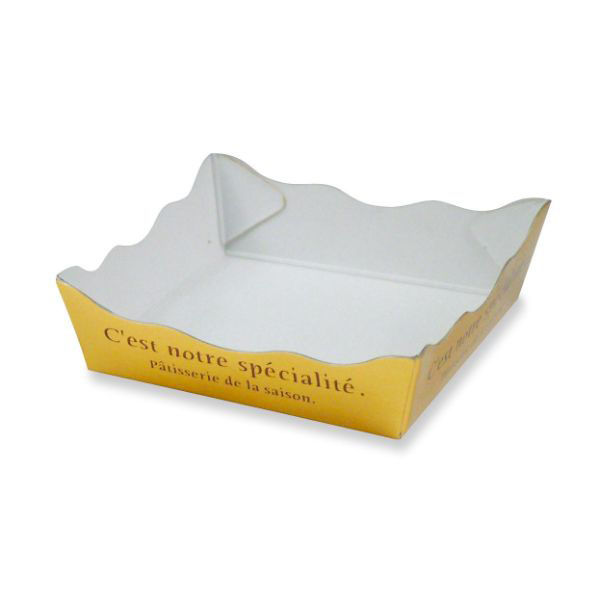石渡 ケーキトレー スペシャリテトレー 浅口 77043 1ケース(1000個)（直送品）