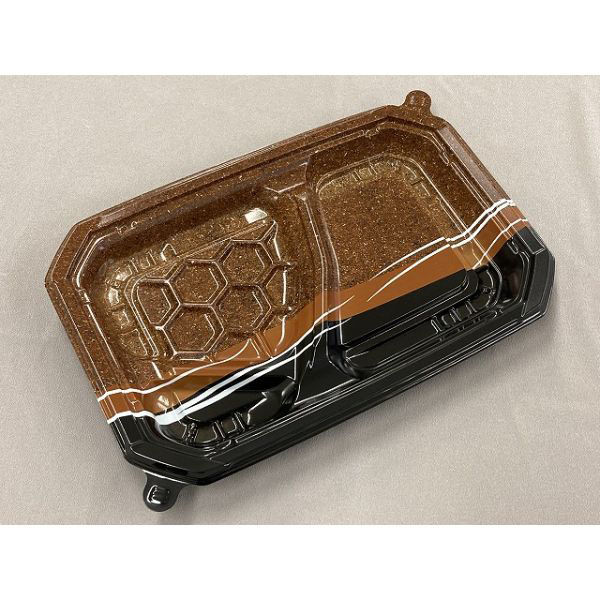 中央化学 弁当容器 CT ロックス 24-16N パイルBR 身 21162 1ケース(900個(50個×18))（直送品）