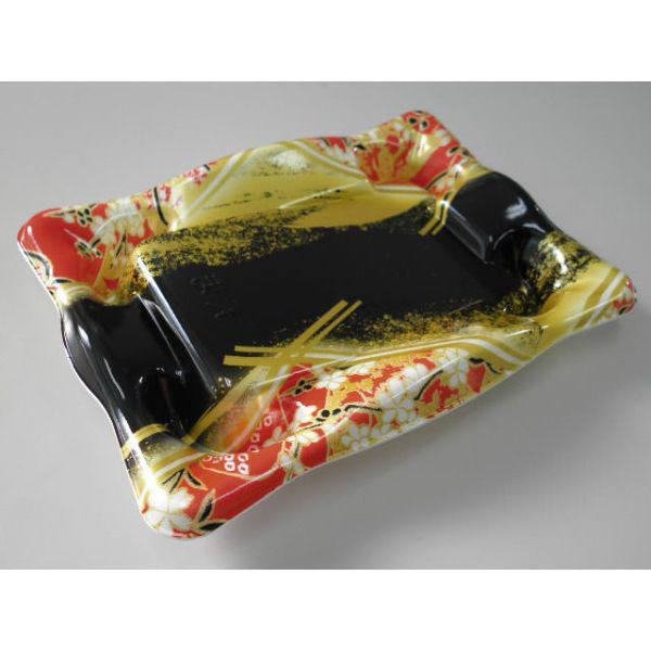 中央化学 寿司容器 かわら 巻ハーフ 京善R 身 381483 1ケース(900個(50個×18))（直送品）