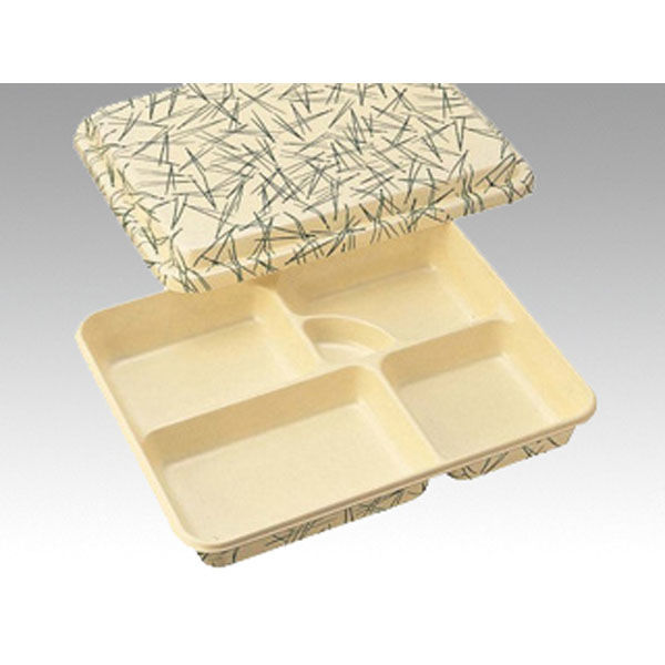 中央化学 弁当容器 CF 仕切折 9 IV松葉 共付 135384 1袋(50個)（直送品）