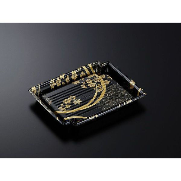 中央化学 刺身容器 CF かく鉢 22-17 松月BK-BK 身 281980 1袋(50個)（直送品）