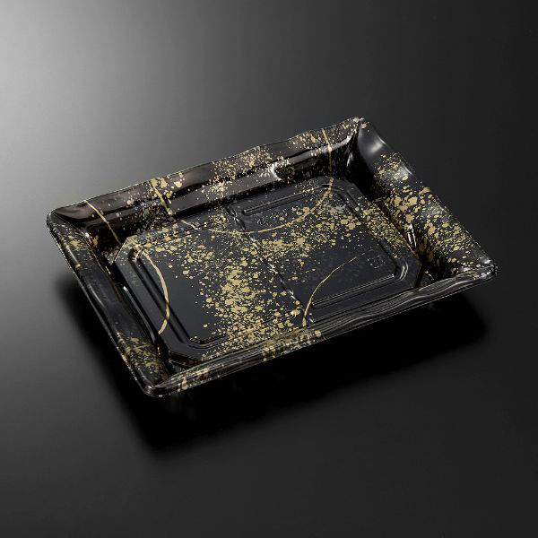 中央化学 刺身容器 C-AP みすず 20-15 月影BK 身 2360 1袋(50個)（直送品）