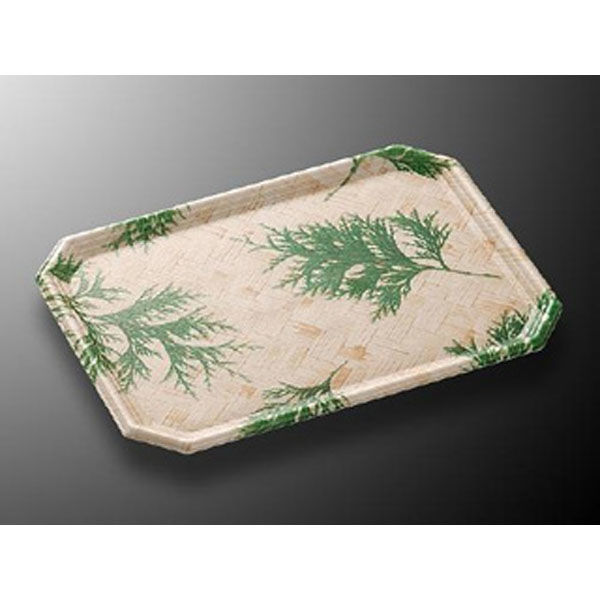 中央化学 鮮魚トレー CI 25-18 ヒバ 77610 1袋(50個)（直送品）