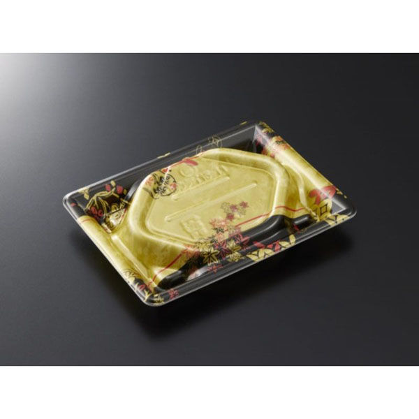 中央化学 刺身容器 漁台15-11 こがねYG 身 00744021 1ケース(1200個(50個×24))（直送品）