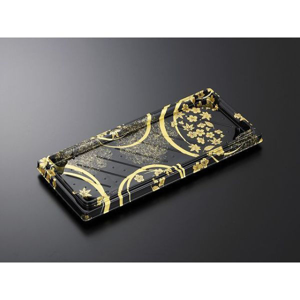 中央化学 寿司容器 HS はこ折り16-2 松月BK-BK 身 181115 1袋(50個)（直送品）