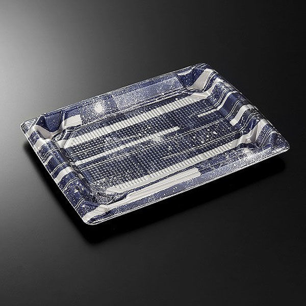 中央化学 刺身容器 四方盛 24-17 麗DB 身 005181 1ケース(600個(50個×12))（直送品）