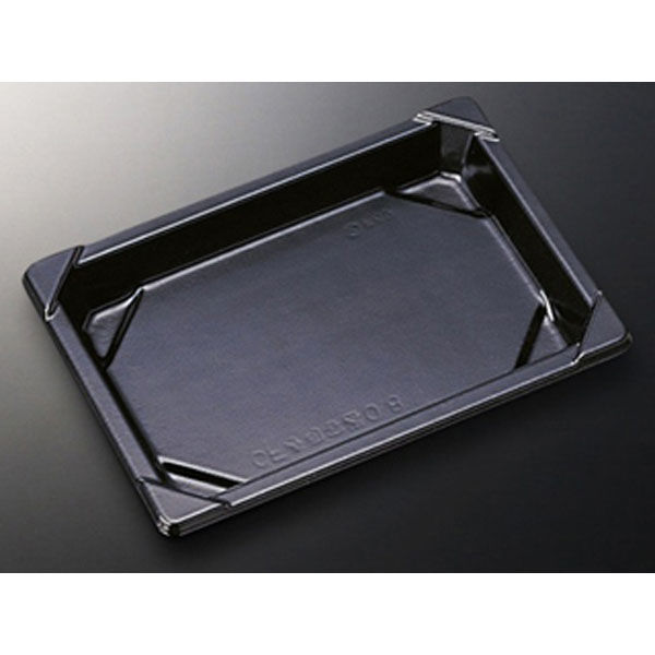 中央化学 CF 寿司容器 L0.8 黒-BL身 134650 1ケース(1200個(50個（直送品）