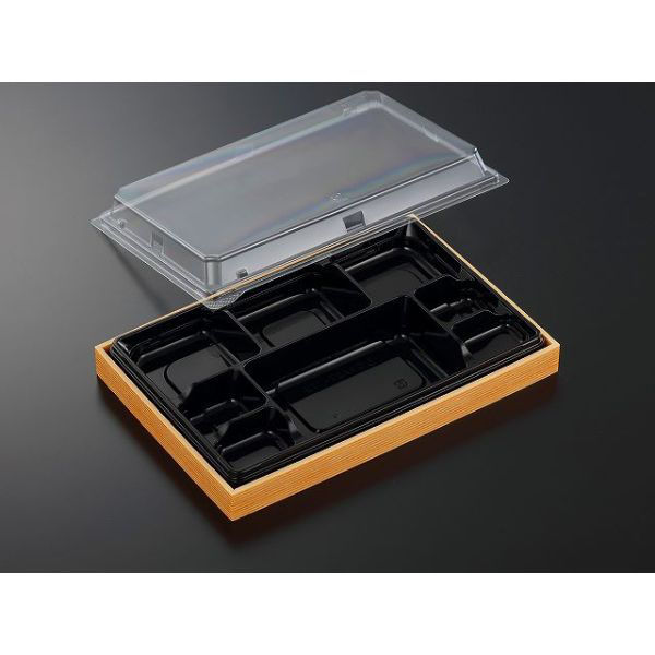 中央化学 折箱 CWA 27-17S 黒-赤杉 (ボ) 975573 1袋(20個)（直送品）