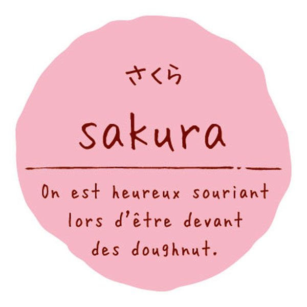 石渡 ラベル 味別 リングリンシール さくら 16356 1ケース(200個)（直送品）
