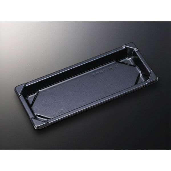 中央化学 CF 寿司容器 L 巻き 黒-BL 身 134213 1ケース(1500個(50個（直送品）
