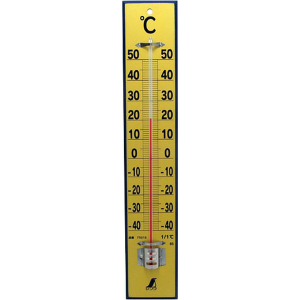 シンワ測定 温度計 木製 45cm 75919 1個（直送品）