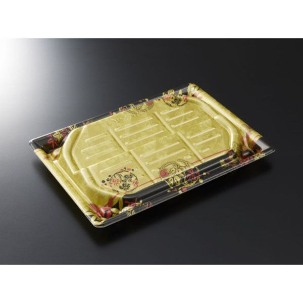 中央化学 刺身容器 漁台24-17 こがねYG 身 00744051 1ケース(400個(50個×8))（直送品）