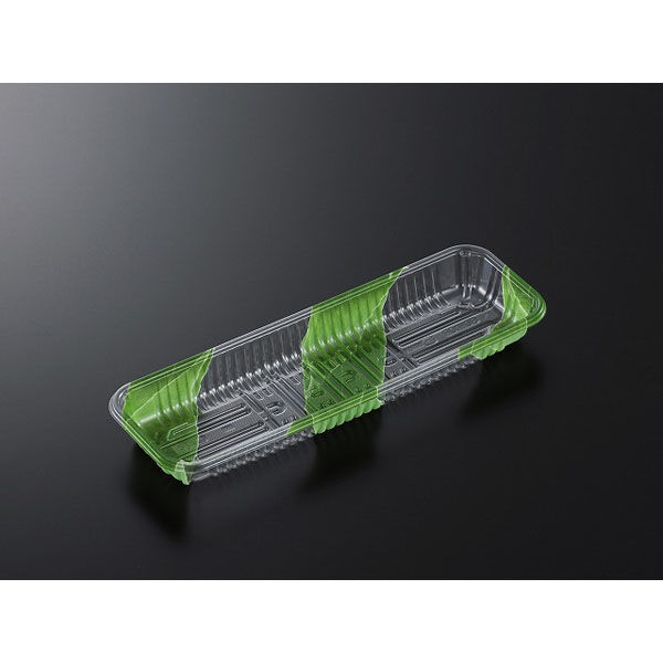 中央化学 透明トレー CSR・N 30-10F O 笹流し 250258 1袋(100個)（直送品）