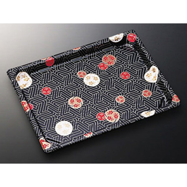 中央化学 CF 寿司容器 L 3 華紋 身 133561 1ケース(400個(50個×（直送品）