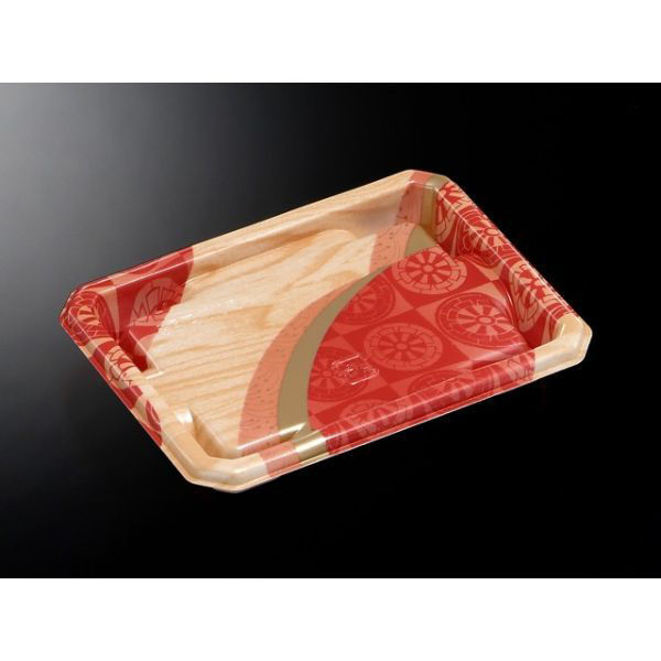 中央化学 寿司容器 CF にぎり L6 市輪R 身 146555 1ケース(600個(50個×（直送品）