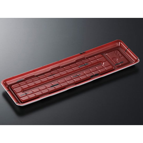 中央化学 鮮魚トレー CU-4L あけぼの 165118 1ケース(1000個(50個×20))（直送品）