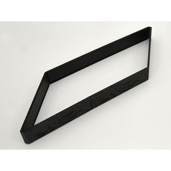 アクタ ワン折重 90×48 黒焼杉 縁 2000019071 1ケース(400個(50個×8))（直送品）