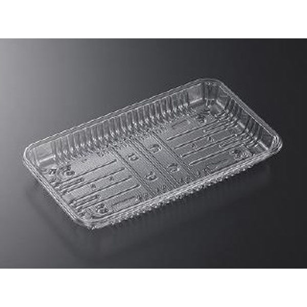 中央化学 透明トレー CSR・N 25-15E O 5546 1ケース(800個(100個×8))（直送品）